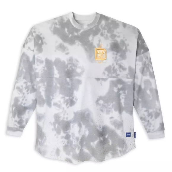 Spirit Jersey Disney World Gray Tie Dye Gold Cinderella Castle, XXL, NWT!! - Picture 4 of 7
